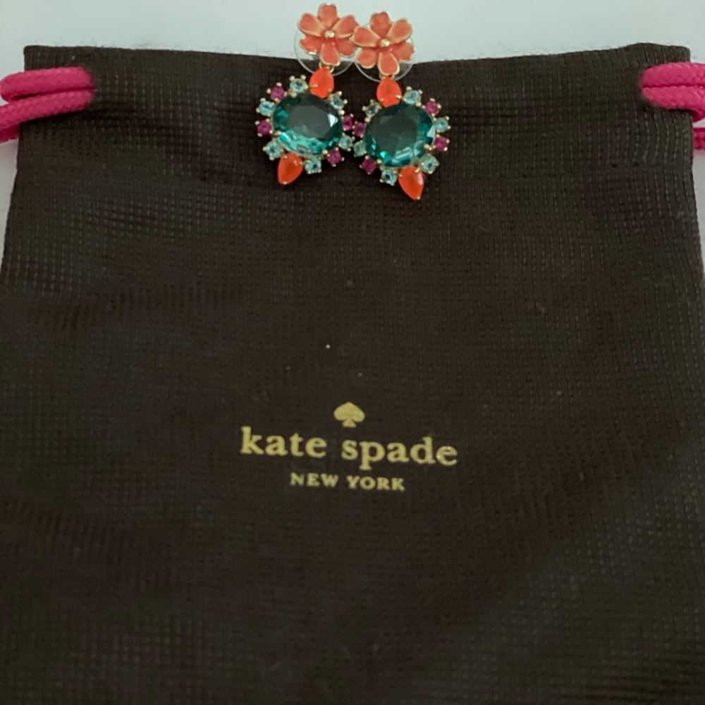 Kate Spade floral earrings
